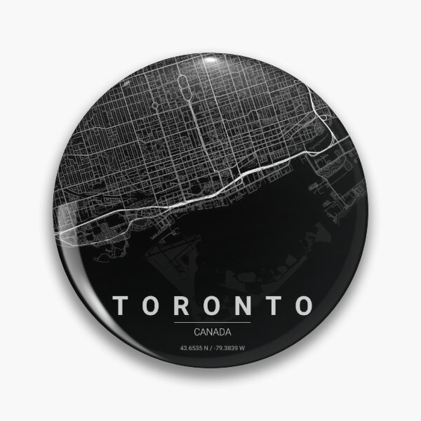 Item preview, Toronto Map Print | Minimalist Noir City Map | Toronto Wall Art Poster designed and sold by Lovely Maps.