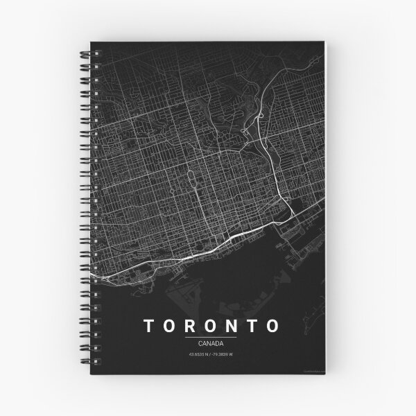 Item preview, Toronto Map Print | Minimalist Noir City Map | Toronto Wall Art Poster designed and sold by Lovely Maps.