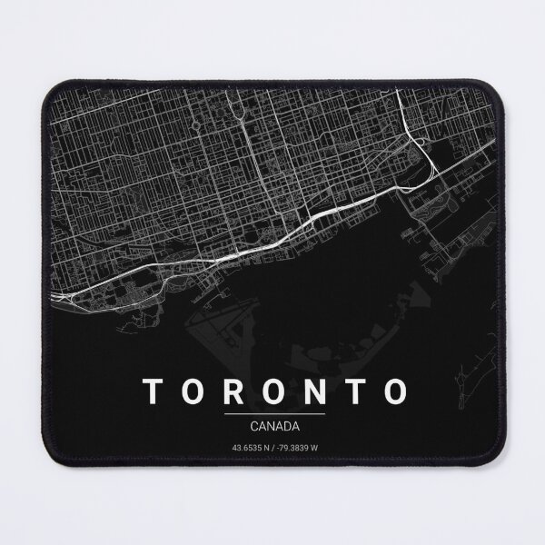 Item preview, Toronto Map Print | Minimalist Noir City Map | Toronto Wall Art Poster designed and sold by Lovely Maps.