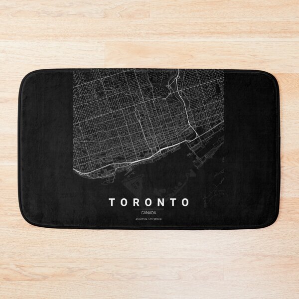 Item preview, Toronto Map Print | Minimalist Noir City Map | Toronto Wall Art Poster designed and sold by Lovely Maps.