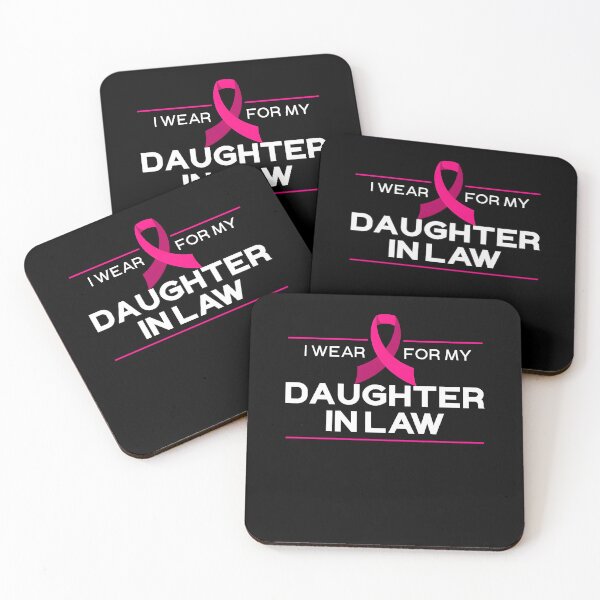 Item preview, I Wear Pink For My Daughter In Law Breast Cancer Awareness designed and sold by KAWKAW-DRHM.