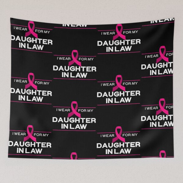 Item preview, I Wear Pink For My Daughter In Law Breast Cancer Awareness designed and sold by KAWKAW-DRHM.