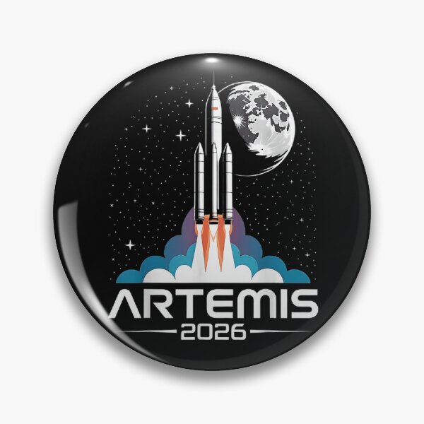 Item preview, Artemis 2026 Rocket Launch Moon Mission Minimal Space Exploration Design designed and sold by MOUL-TMER.