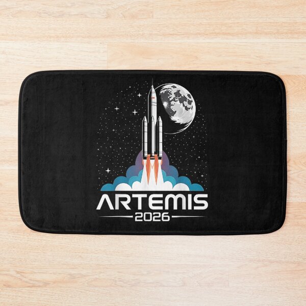 Item preview, Artemis 2026 Rocket Launch Moon Mission Minimal Space Exploration Design designed and sold by MOUL-TMER.