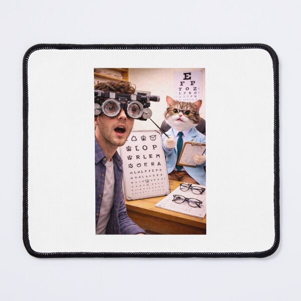 Item preview, Funny Cat Vision Test Art designed and sold by LovelyCatGalaxy.
