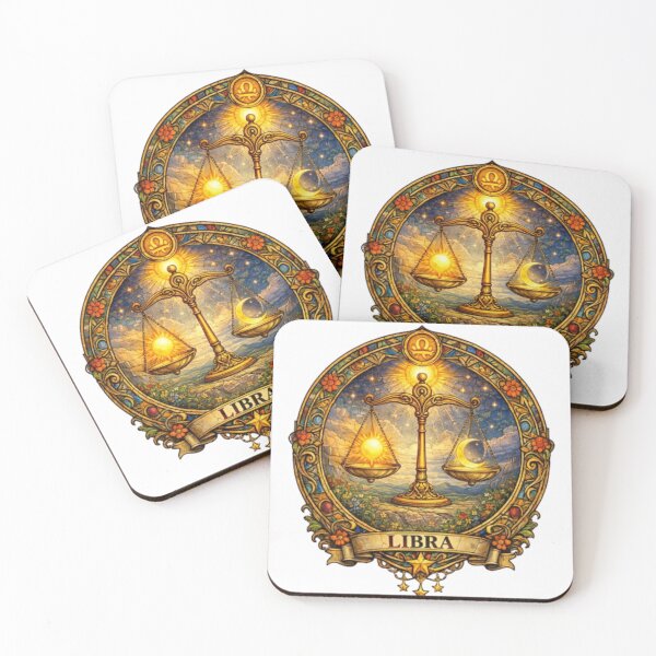 Item preview, Libra Zodiac Scales – Elegant Balance Symbol Art designed and sold by Karszul.