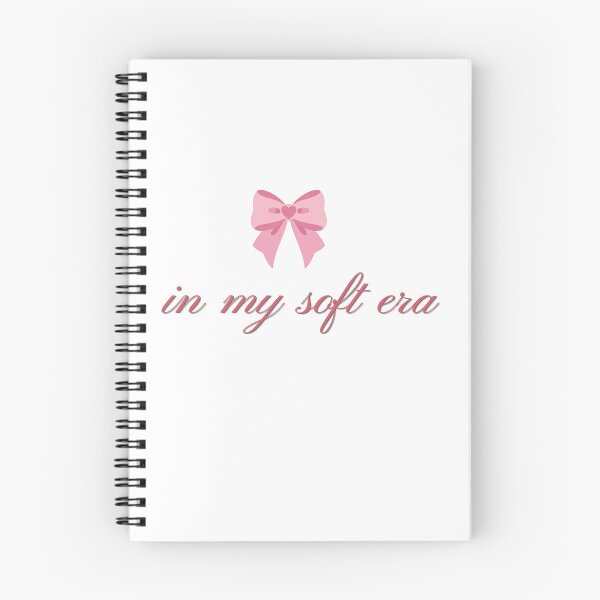 Item preview, In My Soft Era Aesthetic Bow Quote Sticker designed and sold by SeaShellwhispers.