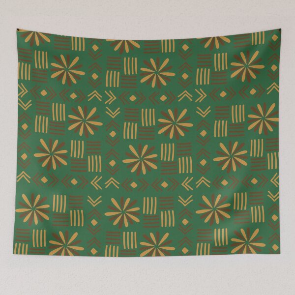Item preview, Malian Earth Fabric: Ethnic Design Sienna Earth designed and sold by Wolagno.