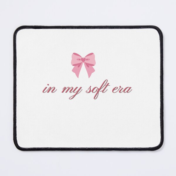 Item preview, In My Soft Era Aesthetic Bow Quote Sticker designed and sold by SeaShellwhispers.
