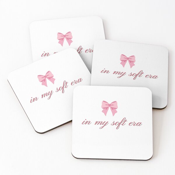 Item preview, In My Soft Era Aesthetic Bow Quote Sticker designed and sold by SeaShellwhispers.