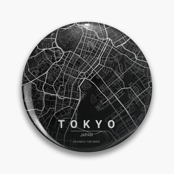 Item preview, Tokyo Map Print | Minimalist Noir City Map | Tokyo Wall Art Poster designed and sold by Lovely Maps.