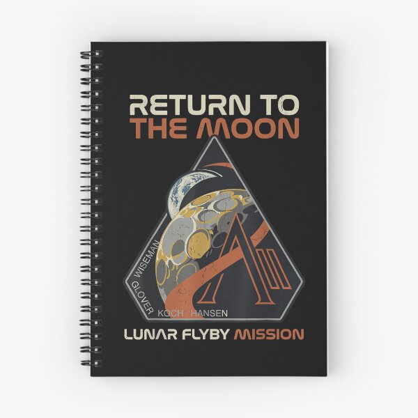 Item preview, Artemis II Return to the Moon 2026 Vintage Mission Patch Lunar Flyby Design designed and sold by MOUL-TMER.