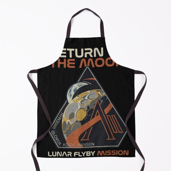 Item preview, Artemis II Return to the Moon 2026 Vintage Mission Patch Lunar Flyby Design designed and sold by MOUL-TMER.