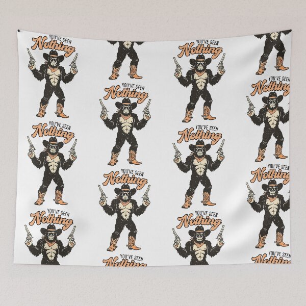 Item preview, You've Seen Nothing Cowboy Bigfoot With Gun Sarcastic  designed and sold by KAWKAW-DRHM.