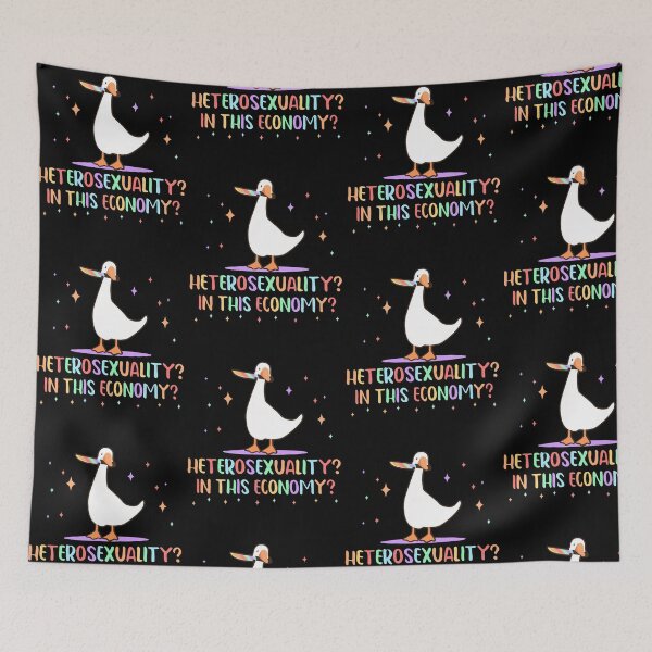Item preview, Heterosexuality In This Economy Goose Heterosexual LGBTQ designed and sold by KAWKAW-DRHM.