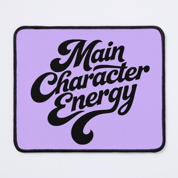Item preview, Main Character Energy Retro Shirt Design designed and sold by Novity.