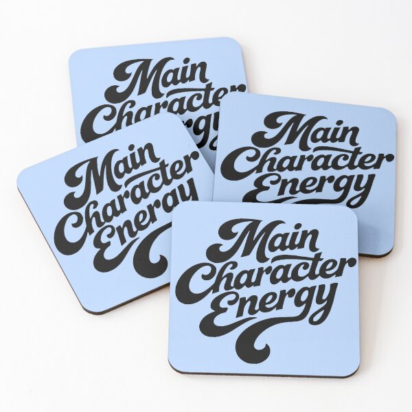 Item preview, Main Character Energy Retro Shirt Design designed and sold by Novity.