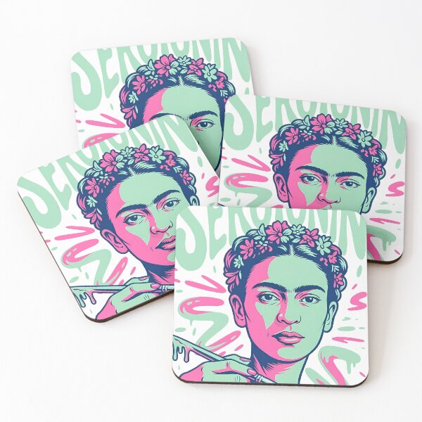 Item preview, Serotonin Frida Kahlo Pop Art Illustration designed and sold by RumiRogue.