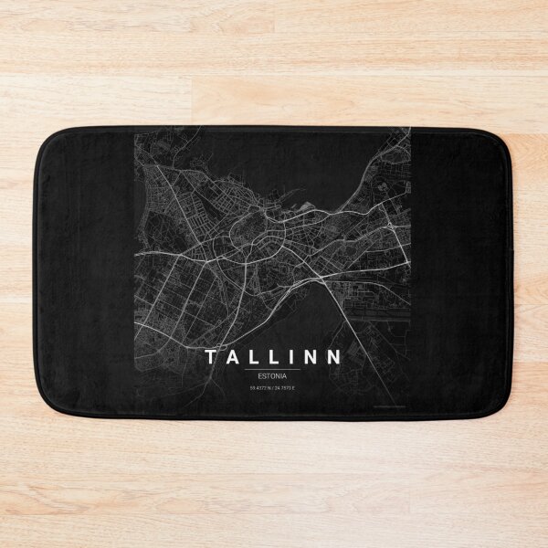 Item preview, Tallinn Map Print | Minimalist Noir City Map | Tallinn Wall Art Poster designed and sold by Lovely Maps.