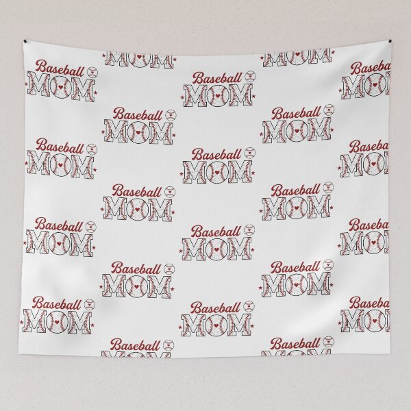 Item preview, Distressed Baseball Mom Heart Stitches designed and sold by DizzyShirts1.