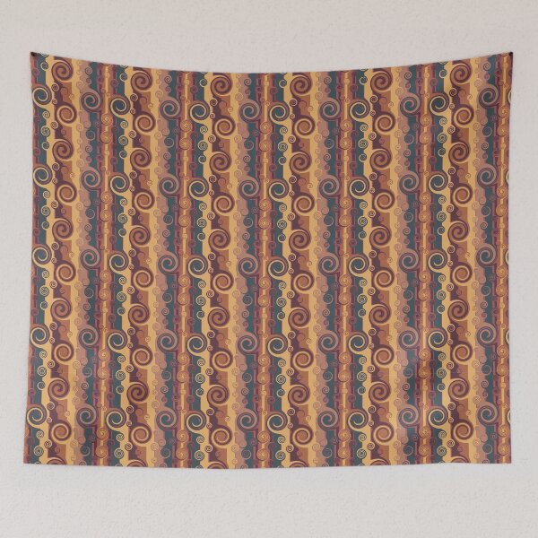 Item preview, Retro-like swirl pattern with optical-illusion effect designed and sold by Diazleal Designs.