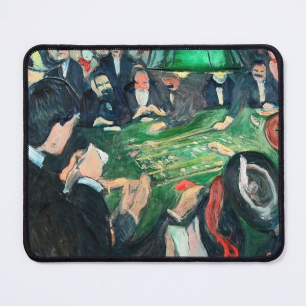 Item preview, Vintage Oil Painting Casino Gambling Scene for Retro Art Lovers designed and sold by RickE.