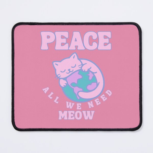 Item preview, Peace, all we need meow designed and sold by BritishDelights.