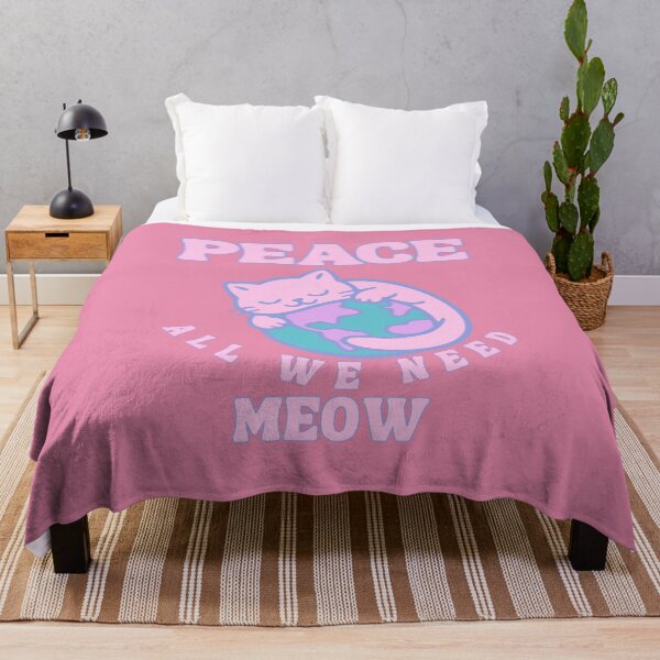 Item preview, Peace, all we need meow designed and sold by BritishDelights.