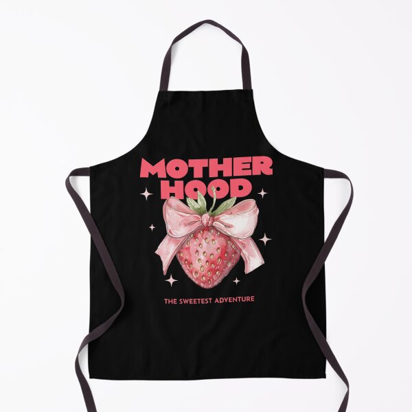 Item preview, Motherhood The Sweetest Adventure Strawberry And Coquette Bow designed and sold by KAWKAW-DRHM.