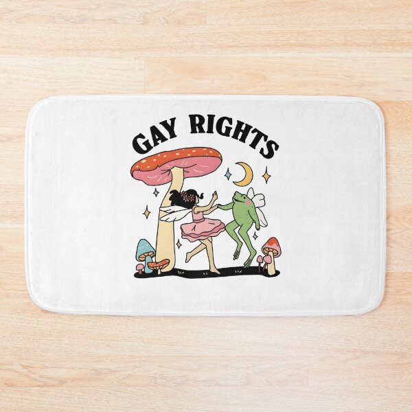 Item preview, Gay Rights Mushroom Fairy Frog LGBTQ Equality Human Rights designed and sold by KAWKAW-DRHM.