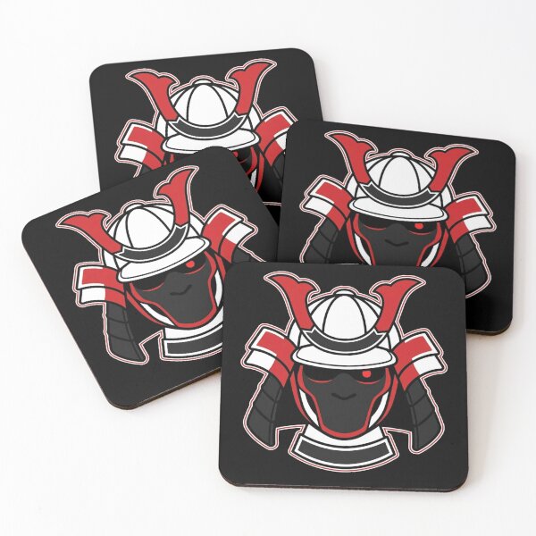 Aperçu de l'œuvre Casque de samouraï minimaliste créée et vendue par Stickersdevelop.