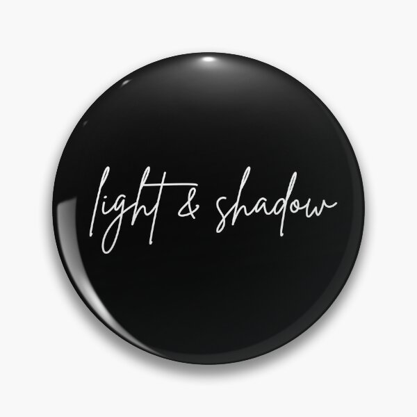 Item preview, Minimal Aesthetic White Typography "Light and Shadow" Photography Script Design designed and sold by onubi.