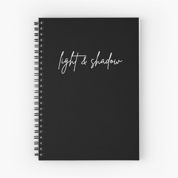 Item preview, Minimal Aesthetic White Typography "Light and Shadow" Photography Script Design designed and sold by onubi.