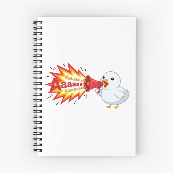 Item preview, Cute But Deafening Screaming Call Duck Meme designed and sold by Petzzz.