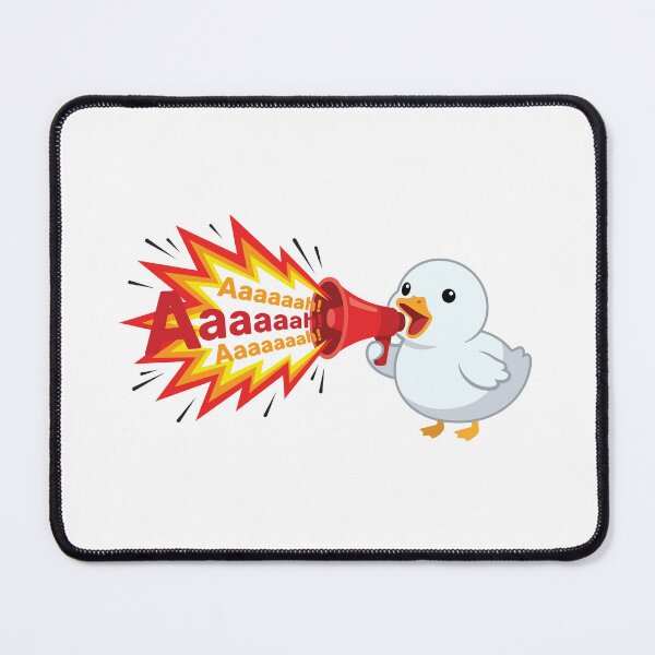 Item preview, Cute But Deafening Screaming Call Duck Meme designed and sold by Petzzz.