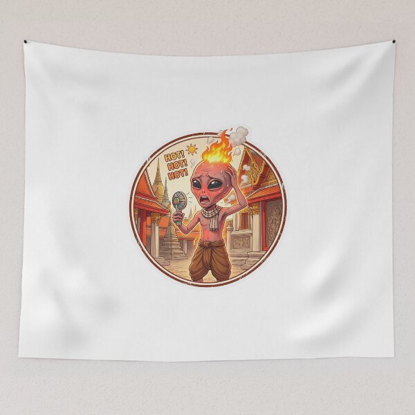 Item preview, Funny Alien Melting in Thailand Heat designed and sold by Sunkhung.