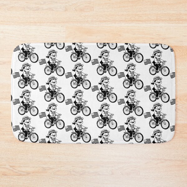 Item preview, Cute happy Brerton boy on a bicycle with Breton flag designed and sold by 1enchik.