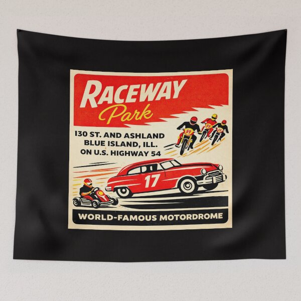 Item preview, Where Speed Becomes Timeless Art Raceway Park #1 designed and sold by Helios Be. Lavsh.