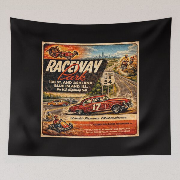 Item preview, Where Speed Becomes Timeless Art Raceway Park #3 designed and sold by Helios Be. Lavsh.