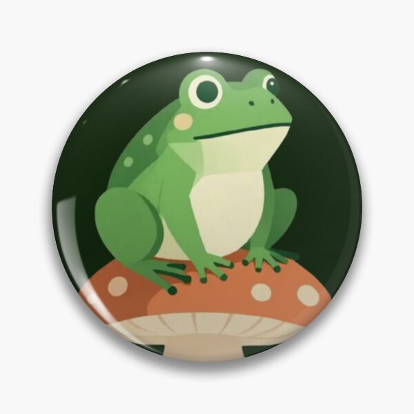 Item preview, Whimsical Frog on Mushroom – Nature Fantasy Design designed and sold by Dogandesighn.
