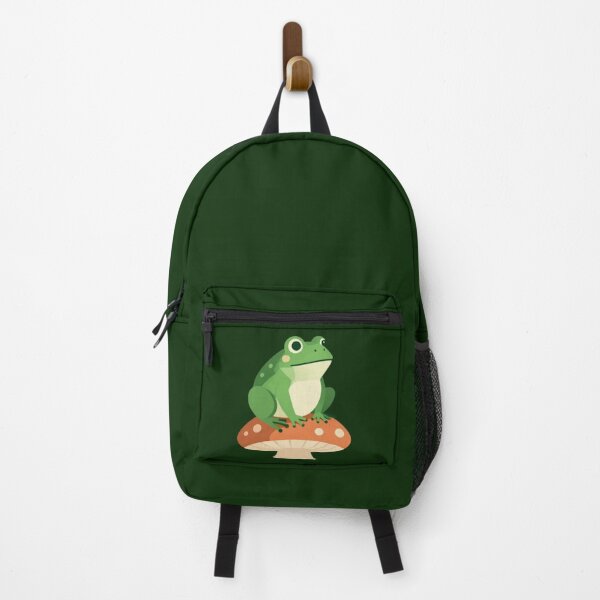 Item preview, Whimsical Frog on Mushroom – Nature Fantasy Design designed and sold by Dogandesighn.