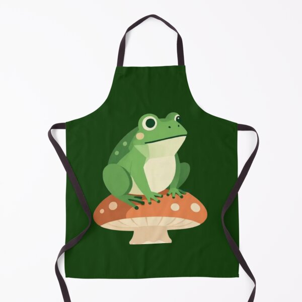 Item preview, Whimsical Frog on Mushroom – Nature Fantasy Design designed and sold by Dogandesighn.