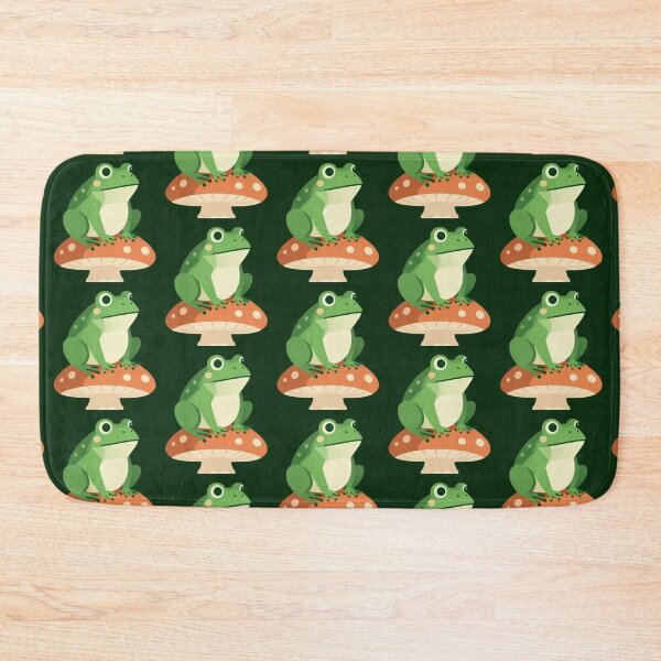 Item preview, Whimsical Frog on Mushroom – Nature Fantasy Design designed and sold by Dogandesighn.