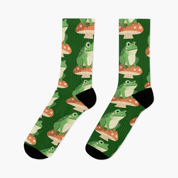 Item preview, Whimsical Frog on Mushroom – Nature Fantasy Design designed and sold by Dogandesighn.