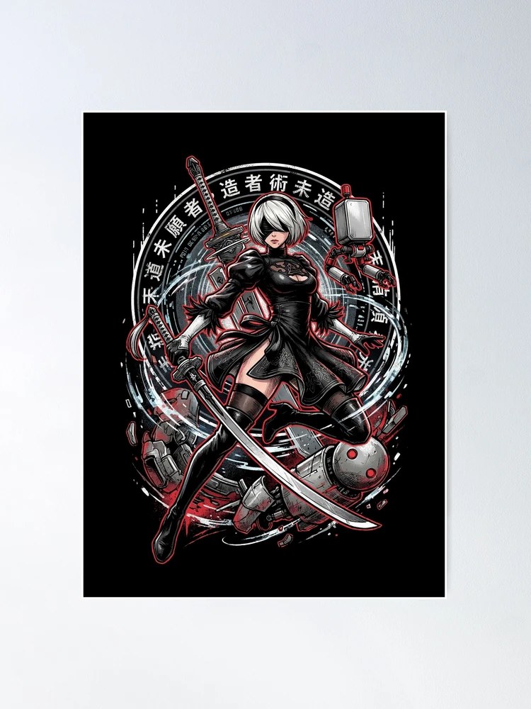 2B Android Maelstrom Torrent NieR Automata Design