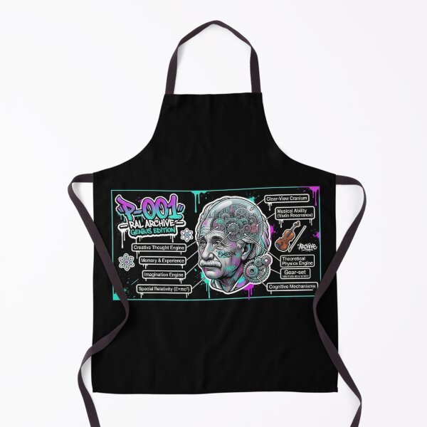 Item preview, RAL Archive P-001: Anatomy of Genius Albert Einstein Graffiti designed and sold by RewindArtLab.