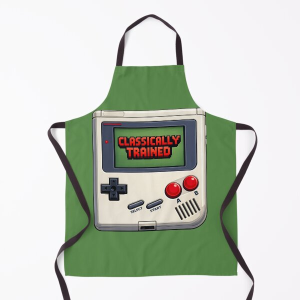 Item preview, Classically Trained – Retro Handheld Console Pixel Art Illustration designed and sold by happyteeshirt.