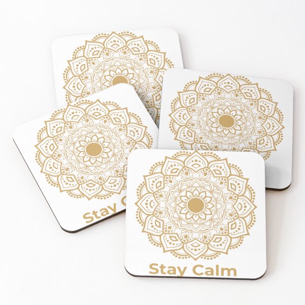 Artikelvorschau, Goldene Mandala-Meditation: Ruhe bewahren – Zen-Meditationskunst entworfen und verkauft von MidhwikaDesigns.