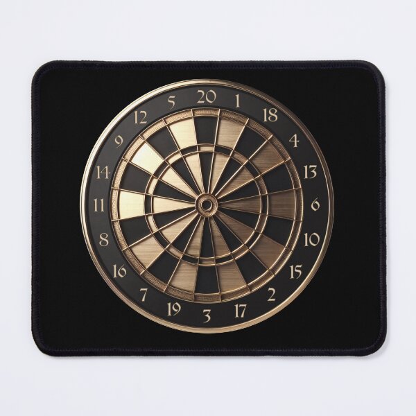 Item preview, The dartboard in "Gold" - a premium design for all dart fans designed and sold by Kimenta Fashion.
