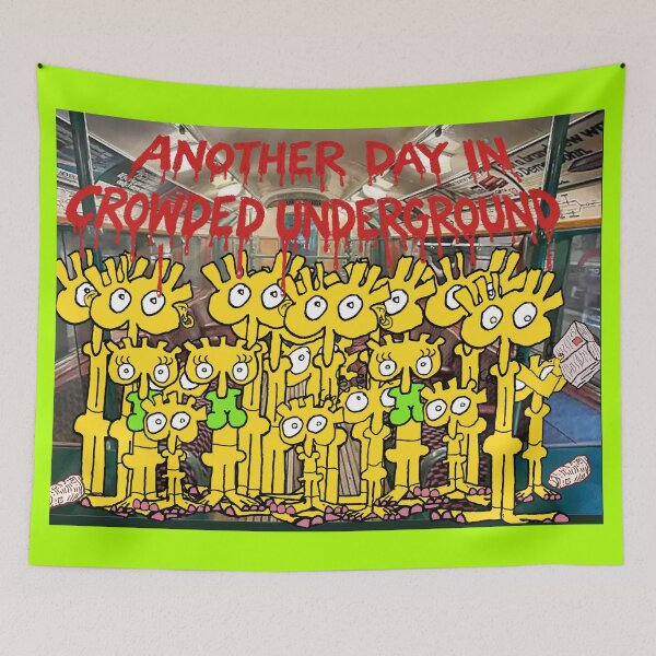 Item preview, Another day on the crowded subway (birdguys) designed and sold by NubesDesignCH.
